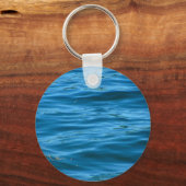 Blaues Meer Schlüsselanhänger (Vorderseite)