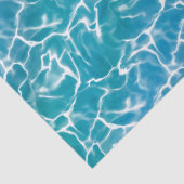 Blaues Meer Seidenpapier (Ausschnitt)