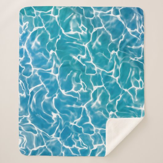 Blaues Meer* Sherpadecke (Vorderseite)