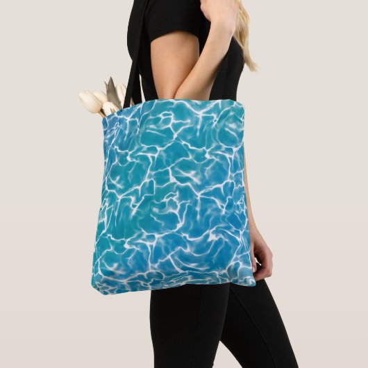 Blaues Meer Tasche (Von Nahem)