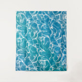 Blaues Meer Wandteppich (Vorderseite)