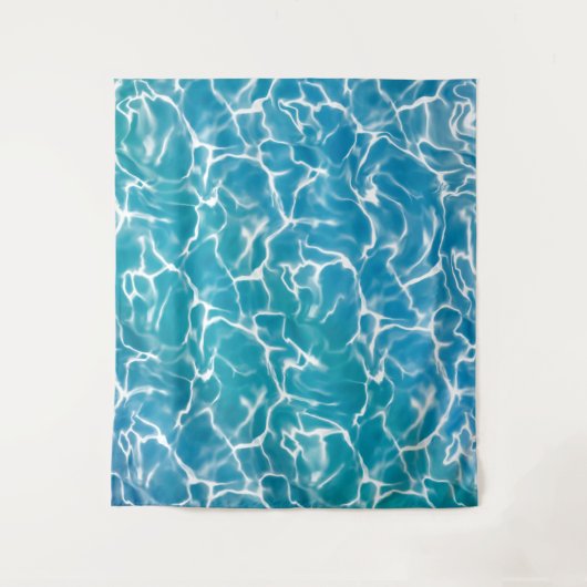 Blaues Meer Wandteppich (Vorderseite)