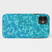 Blaues Meer Wasser mit Glitzern Case-Mate iPhone Hülle (Rückseite (Horizontal))