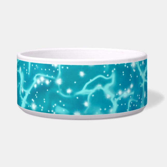 Blaues Meer Wasser mit Glitzern* Napf (Vorderseite)
