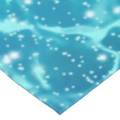 Blaues Meer Wasser mit Glitzern Tischdecke (Schrägansicht)