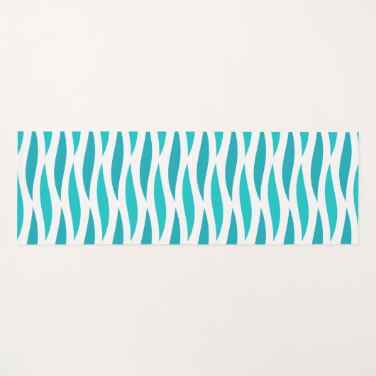 Blaues Meer Yogamatte (Vorderseite (Horizontal))