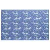 Blaues Meeresbild Stoff (Fat Quarter (45,7 x 55,9 cm))