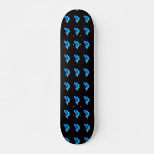 blaues Meerjungfrau-Skateboard Skateboard