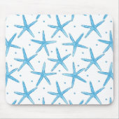 Blaues Meerwassermuster Mousepad (Vorne)