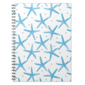 Blaues Meerwassermuster Notizblock (Vorderseite)