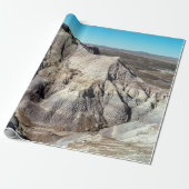 Blaues Mesa-Badlands-Foto Geschenkpapier (Ungerollt)