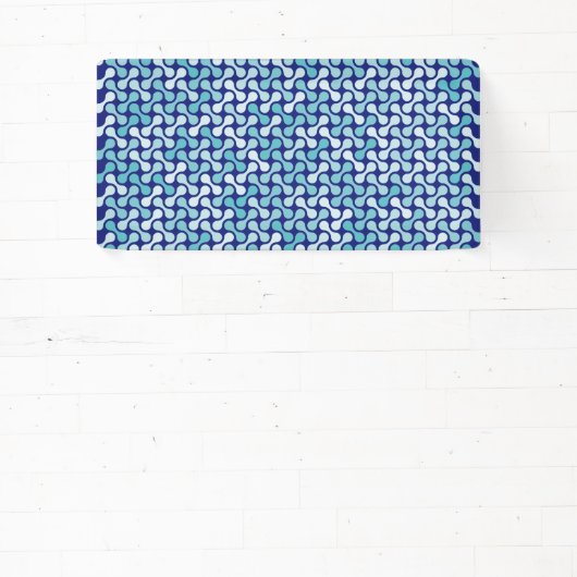 Blaues Metabolmuster Banner (InSitu)