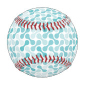 Blaues Metabolmuster Baseball (Rückseite)