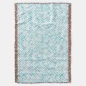 Blaues Metabolmuster Decke (Vorderseite Vertikal)