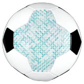 Blaues Metabolmuster Fußball (Gedreht)