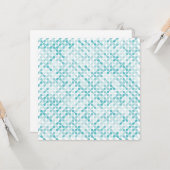 Blaues Metabolmuster Karte (Vorderseite/Rückseite Beispiel)