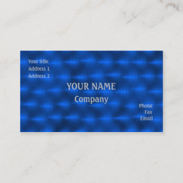 Blaues Metall Visitenkarte