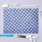 Blaues Metallgewebe Seidenpapier (Handwerk)