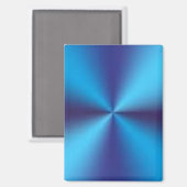 Blaues Metallic-Textur-Design-47456 Magnet (Vorderseite/Rückseite)