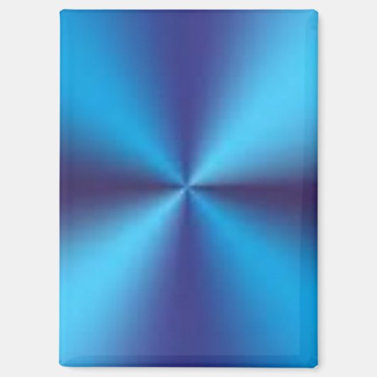 Blaues Metallic-Textur-Design-47456 Magnet (Vorderseite)
