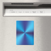 Blaues Metallic-Textur-Design-47456 Magnet (In Situ (Geschirrspüler))