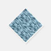 Blaues militärisches pixeliges Tarnmuster Serviette (Ecke)