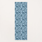 Blaues militärisches pixeliges Tarnmuster Yogamatte (Vorderseite)