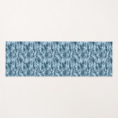 Blaues militärisches pixeliges Tarnmuster Yogamatte (Vorderseite (Horizontal))