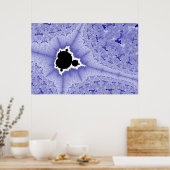 Blaues Mini-Brot-Plakat Poster (Küche)