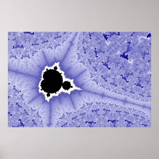 Blaues Mini-Brot-Plakat Poster (Vorne)