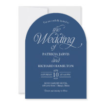 Blaues Minimalistisches Tor Hochzeit Elegantes Fot