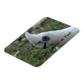 Blaues Mit Augen Cockatoo Magnet (Linke Seite)