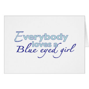 Blaues mit Augen Mädchen
