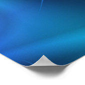Blaues mit Augen Meer Poster (Ecke)