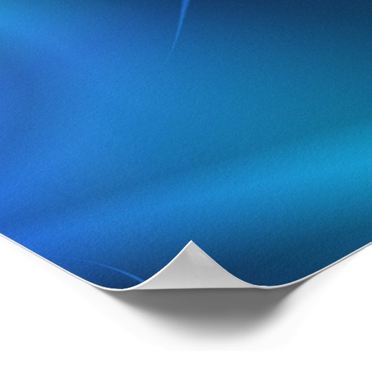 Blaues mit Augen Meer Poster (Ecke)