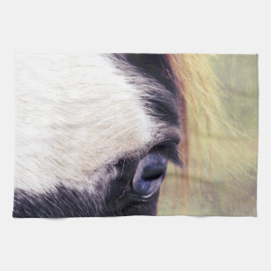Blaues Mit Augen Paint Horse Geschirrtuch