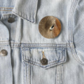 Blaues Mit Augen Pferd Button (Beispiel)