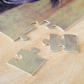 Blaues Mit Augen Pin Puzzle (Seite)