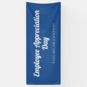 Blaues Mitarbeiter-Dankeschön-Event Banner (Vertikal)