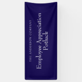 Blaues Mitarbeiter-Dankeschön-Event  Banner (Vertikal)