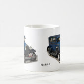 Blaues Modell A Tasse (Mittel)