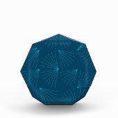 Blaues, modernes, einfaches helles Feierkonzept Fotoblock (Vorderseite)