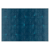 Blaues, modernes, einfaches helles Feierkonzept Schneidebrett (Vorderseite)