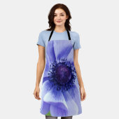 blaues Mohn, Schürze für Volldruck (Getragen)