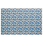 Blaues Monarchfalter-Muster Stoff (Fat Quarter (45,7 x 55,9 cm))