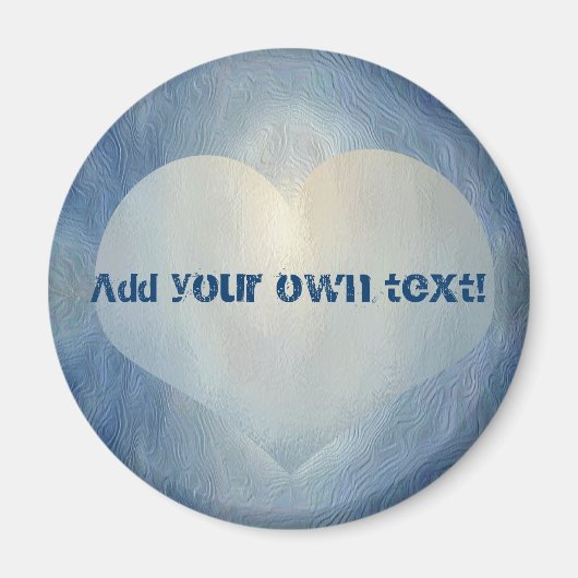 Blaues Mond Magnet (Vorne)