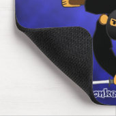 Blaues Monkeyman Mousepad (Ecke)
