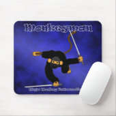 Blaues Monkeyman Mousepad (Mit Mouse)