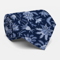 Blaues monochromatisches Kinn