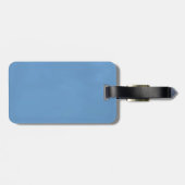 Blaues Monster Gepäckanhänger (Rückseite horizontal)